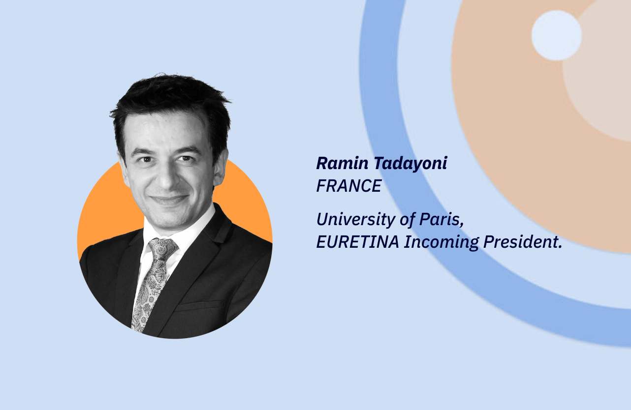 Feature image for Case Club S1 EP3, featuring headshots of chair, Ramin Tadayoni (France).