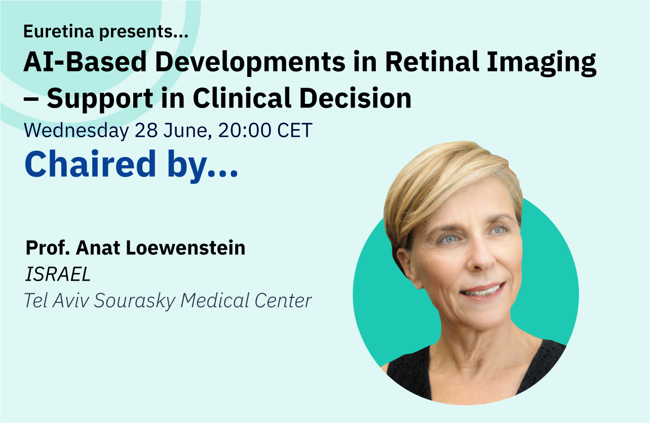 Feature image for Educational webinar, featuring headshots of chair, Anat Loewenstein (Israel).