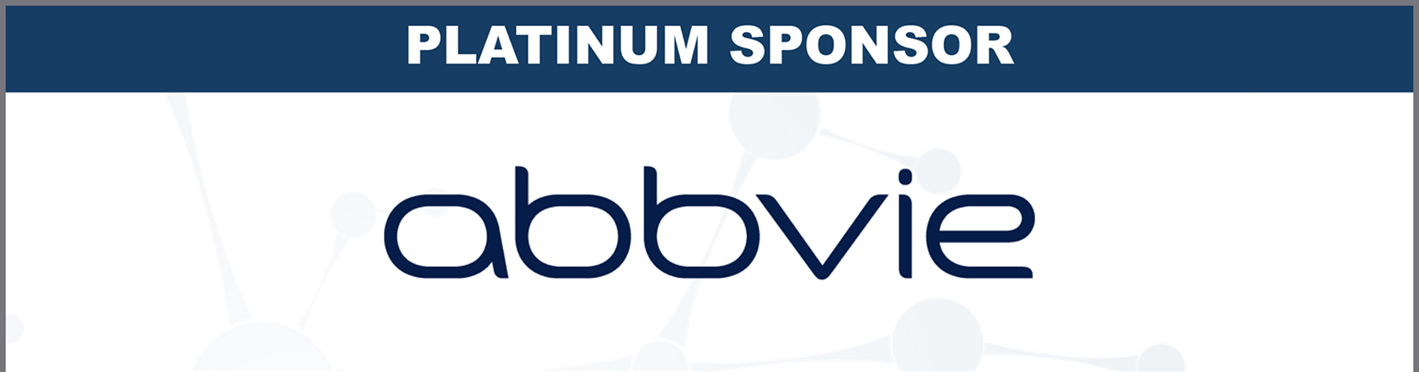Platinum Sponsor "Abbvie".